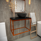 Gabinete Para Banheiro Armário Suspenso Industrial Com Cuba 6