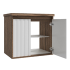 Gabinete para Banheiro Atenas 60 Terracota c/Branco Darabas Agardi