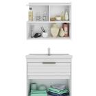 Gabinete Para Banheiro Azaleia E Espelheira Lis 60cm Mgm