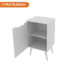Gabinete Para Banheiro Branco Com 1 Porta Bn3641 Tecnomobili