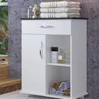 Gabinete Para Banheiro Branco Multiuso Madeira