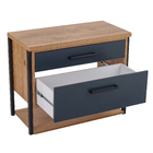 Gabinete para Banheiro Cádiz 80 Azul Petróleo s/Cuba Darabas Agardi