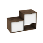 Gabinete para Banheiro Capri 59x90x42Cm Terracota Darabas Agardi