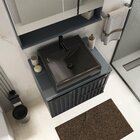 Gabinete Para Banheiro Cecília 60 Suspenso - Fabribam Chumbo