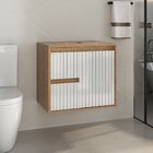 Gabinete Para Banheiro Clarice 60 Suspenso Com Tampo - Fabrib