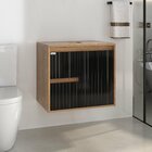 Gabinete Para Banheiro Clarice 60 Suspenso Com Tampo - Fabrib