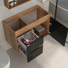 Gabinete Para Banheiro Clarice 80 Suspenso Sem Tampo - Fabrib