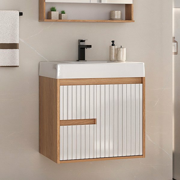 Gabinete Para Banheiro Clarice 80 Suspenso Sem Tampo - Fabrib