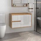 Gabinete Para Banheiro Clarice 80 Suspenso Sem Tampo - Fabrib