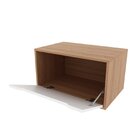 Gabinete Para Banheiro Com 1 Porta 60cm Bn3646 Amêndoa/branco