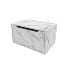 Gabinete Para Banheiro Com 1 Porta 60cm Bn3646 Mármore Branco