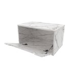 Gabinete Para Banheiro Com 1 Porta 60cm Bn3646 Mármore Branco