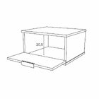 Gabinete Para Banheiro Com Armário Supenso Gaveteiro Com Rodí