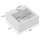 Gabinete Para Banheiro Com Cuba 01 Porta 01 Gaveta E Armário