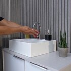 Gabinete Para Banheiro Com Cuba 60cm Em Mdf Firenze Branco