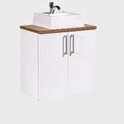 Gabinete Para Banheiro Com Cuba 60cm Mdf Freijo Paris - On Mó