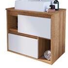 Gabinete Para Banheiro Com Cuba 62x60 Cm Lvp03 Novam
