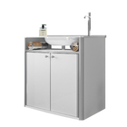 Gabinete para Banheiro com Cuba 63x62,5x41cm Branco Nice Cris Metal