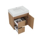 Gabinete para Banheiro com Cuba 64x60x42cm Catedral Bruna Fabribam