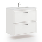 Gabinete para Banheiro com Cuba 70cm Branco Senna Astral Design