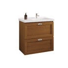 Gabinete para Banheiro com Cuba 70x66x40cm Freijó Giovanna Astral Design