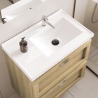 Gabinete para Banheiro com Cuba 70x66x40cm Nature Giovanna Astral Design