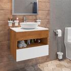 Gabinete Para Banheiro Com Cuba Amsterdã Naturalle Branco