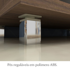 Gabinete Para Banheiro Com Cuba E Armário 80cm Lazio Móveis B