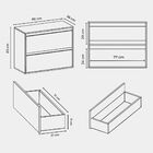 Gabinete Para Banheiro Com Cuba E Armario 80cm Mdf Grafite Du