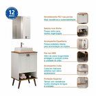 Gabinete Para Banheiro Com Cuba E Armário Com Espelho 50cm De