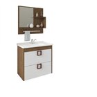 Gabinete Para Banheiro Com Cuba E Espelheira Denver Mgm Móvei