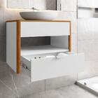 Gabinete Para Banheiro Com Cuba Edimburgo Branco Naturalle