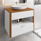 Gabinete Para Banheiro Com Cuba Edimburgo Branco Naturalle