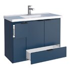 Gabinete Para Banheiro Com Cuba Em Márimore Sintético 78,8cm