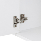 Gabinete com Cuba Embutida Lateral 60cm Branco Mila Darabas Agardi