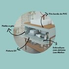 Gabinete Para Banheiro Com Cuba Hana Espresso Móveis Pistache