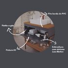 Gabinete Para Banheiro Com Cuba Hana Espresso Móveis Titânio