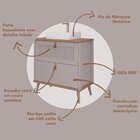 Gabinete Para Banheiro Com Cuba Mily Espresso Móveis Cappucci