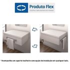 Gabinete Para Banheiro Com Cuba Q35 E Prateleira 605w Metrópo