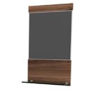 Gabinete Para Banheiro Com Cuba Quadrada Q32 E Espelheira Leg