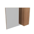 Gabinete Para Banheiro Com Espelheira 1 Porta Bn3602