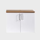 Gabinete Para Banheiro Com Espelheira 80cm Mdf Freijo Paris -