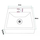 Gabinete Para Banheiro Com Espelheira E Cuba Itália Marrom/br