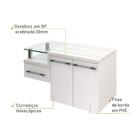 Gabinete Para Banheiro Com Espelheira Legno 830 Sem Cuba