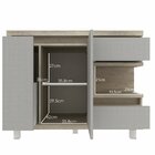 Gabinete Para Banheiro Com Espelheira Malbec  Barrique/argento