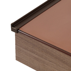 Gabinete para Banheiro com Espelho Cris-Decor 180x55x43cm Bronze Cris Metal