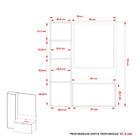 Gabinete Para Banheiro Com Espelho - Branco