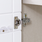 Gabinete para Banheiro com Espelho Carol 52,7x50x30,5cm Artico e Branco Darabas Agardi