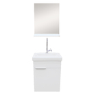 Gabinete para Banheiro com Espelho Like 54x41x34cm Branco Celite