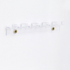 Gabinete para Banheiro com Espelho Pop com Pés 60 58x56x34cm Branco Sensea